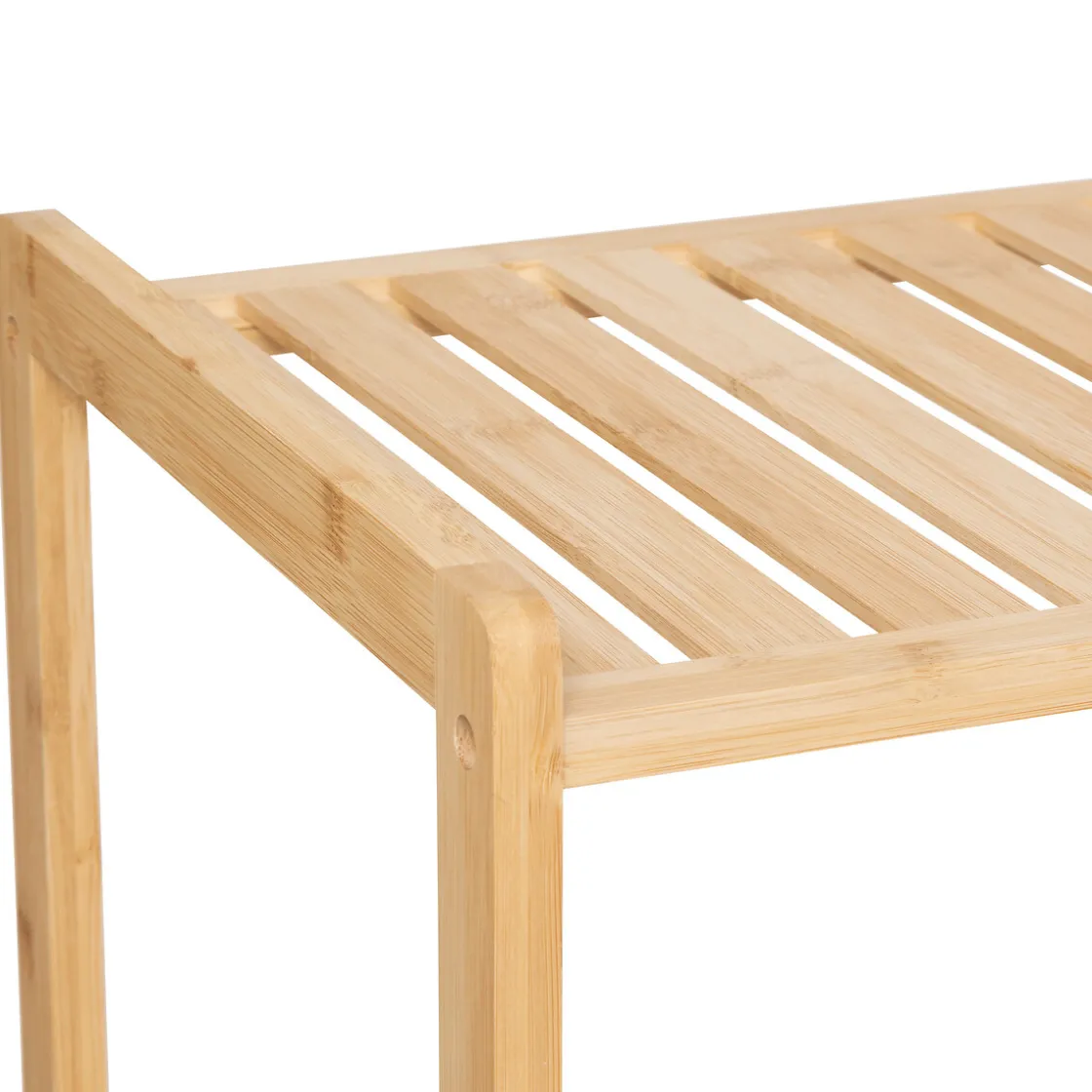 5five Etagère avec 2 sacs à linge, Bambou
