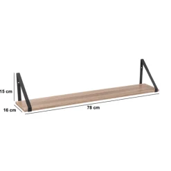 5five Etagère murale 78 cm, Beige