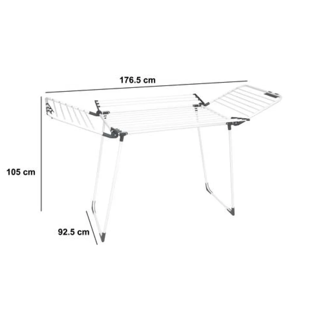 5five Etendoir à linge, pont, 25 m