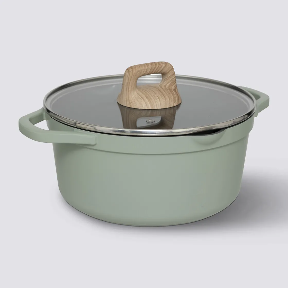 5five Faitout aluminium forgé, 24 cm, Vert