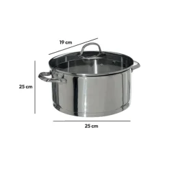 5five Faitout en Inox, 24 cm