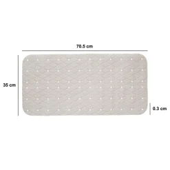 5five Fond de baignoire antidérapant, Plastique