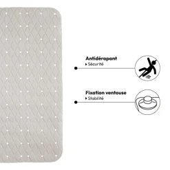 5five Fond de baignoire antidérapant, Plastique