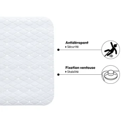 5five Fond de douche antidérapant, Plastique