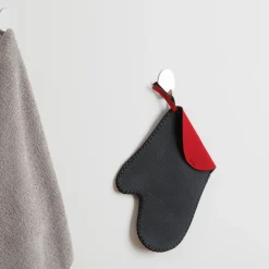 5five Gant de cuisine néopréne -Noir, Rouge