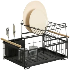 5five Égouttoir 2 niveaux en métal