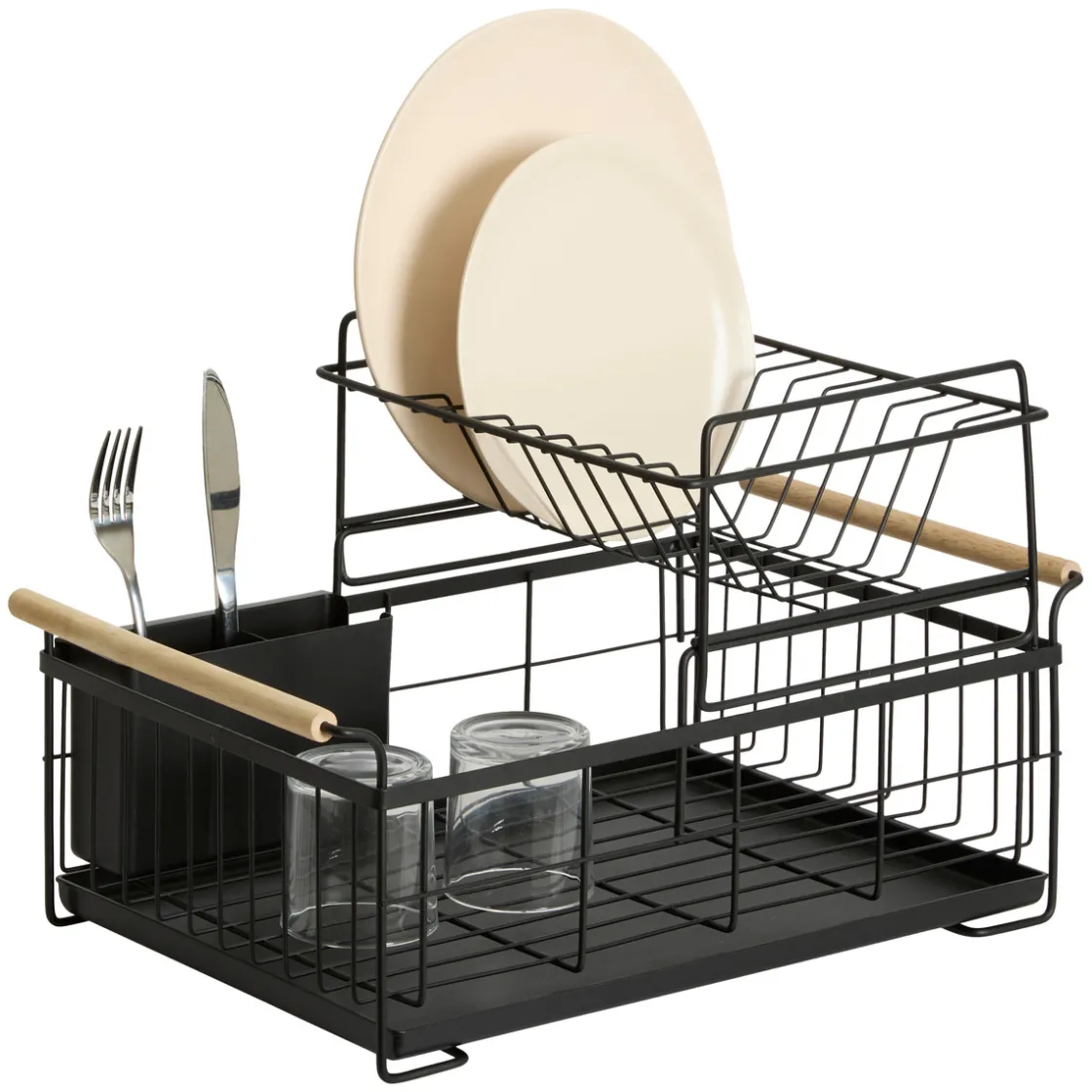 5five Égouttoir 2 niveaux en métal