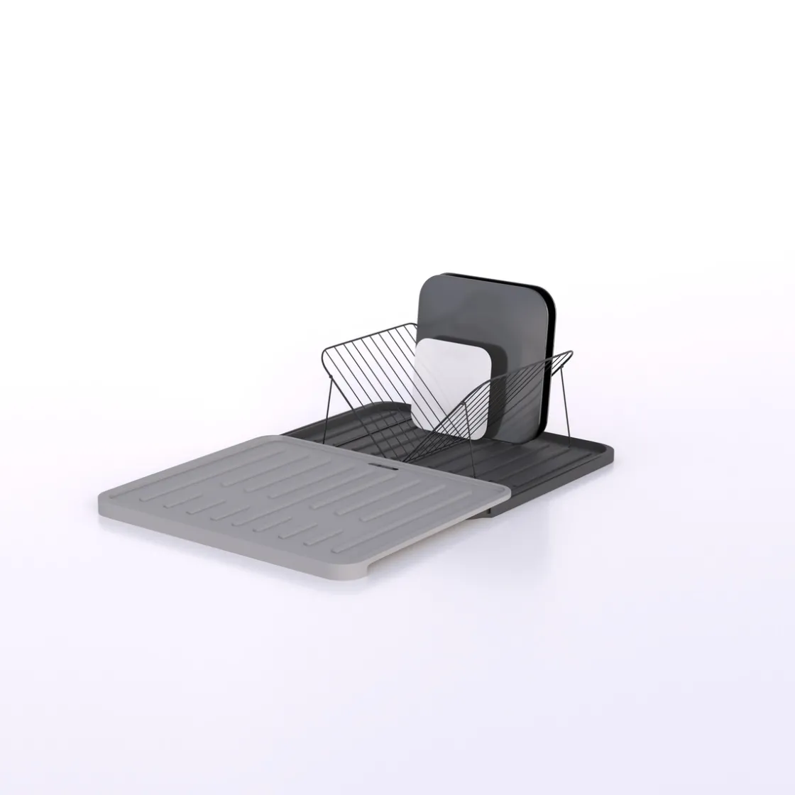 5five Égouttoir avec rack extensible, Gris