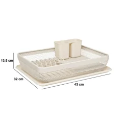 5five Égouttoir en plastique, Beige