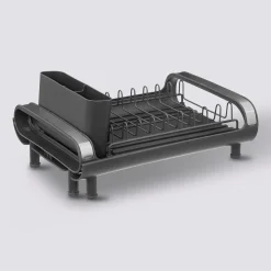 5five Égouttoir extensible 9 assiettes, Gris