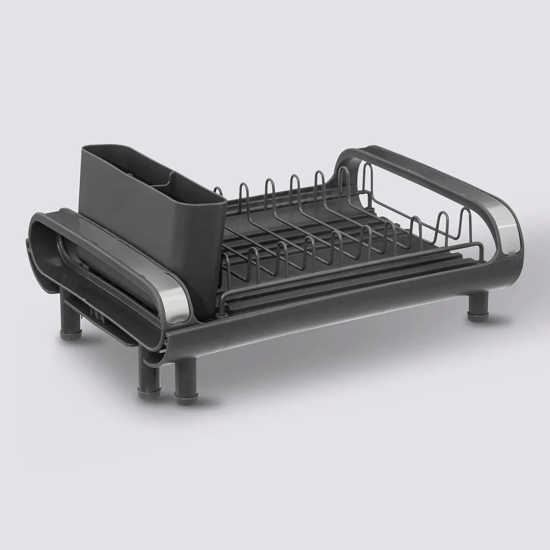 5five Égouttoir extensible 9 assiettes, Gris