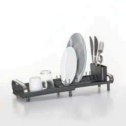 5five Égouttoir extensible 9 assiettes, Gris