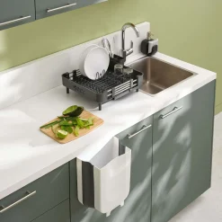 5five Égouttoir extensible 12 assiettes, Gris