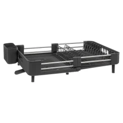 5five Égouttoir extensible 12 assiettes, Gris