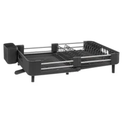 5five Égouttoir extensible 12 assiettes, Gris