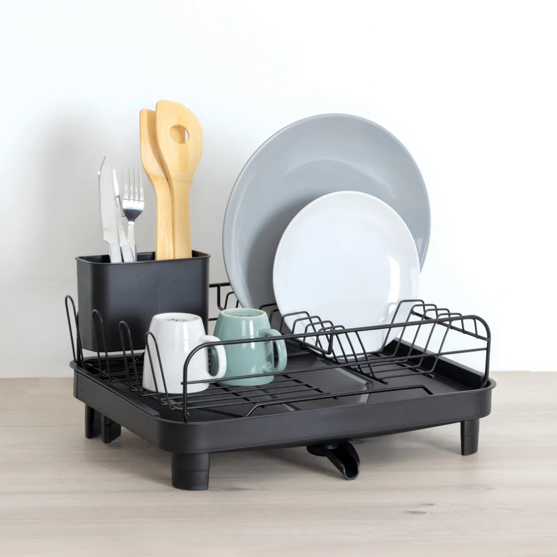 5five Égouttoir extensible, Noir