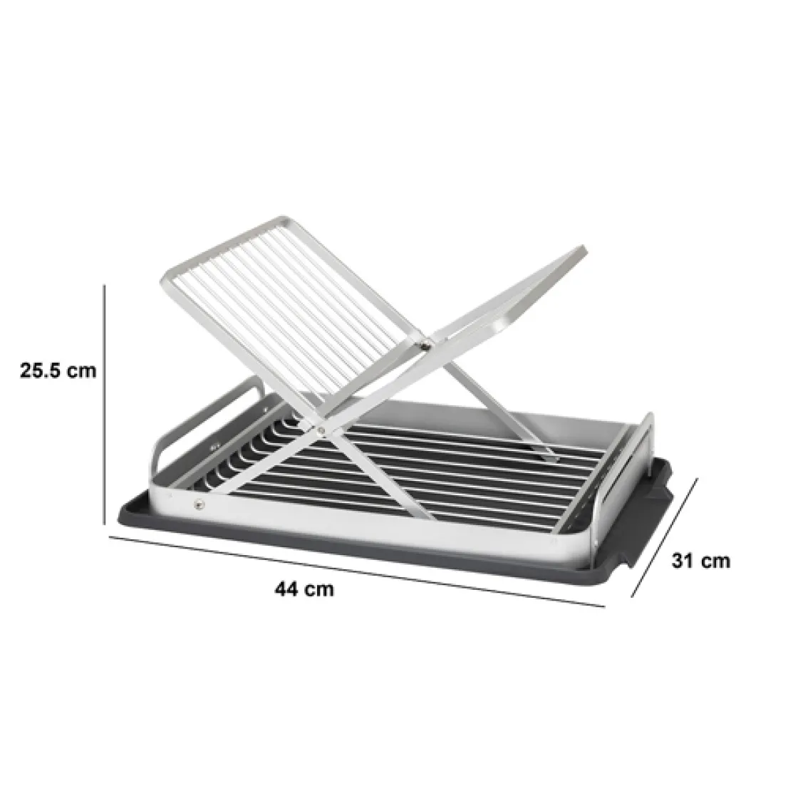 5five Égouttoir pliable, Gris