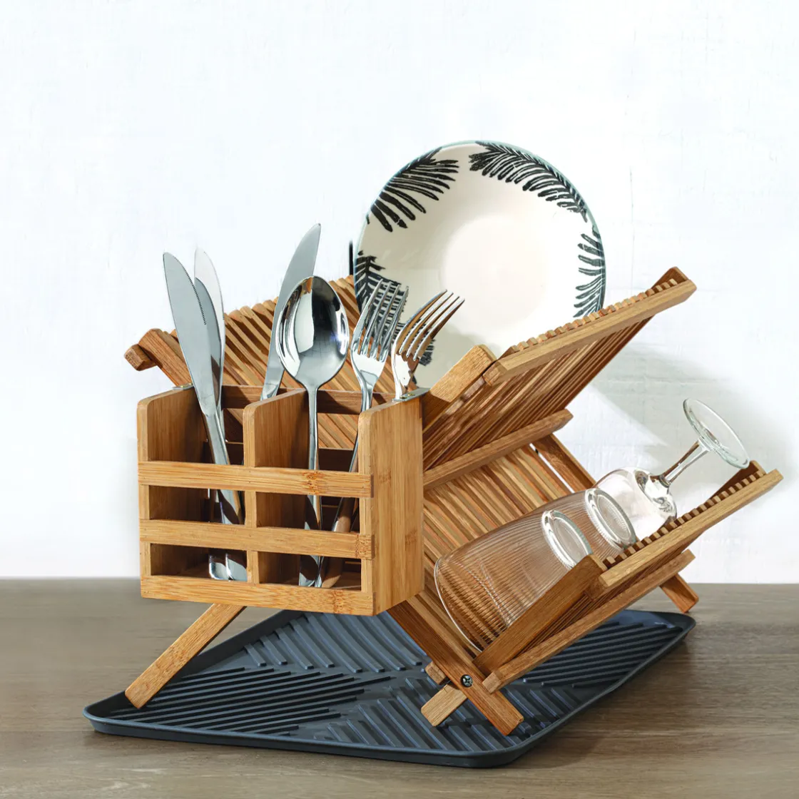 5five Égouttoir pliant 2 niveaux