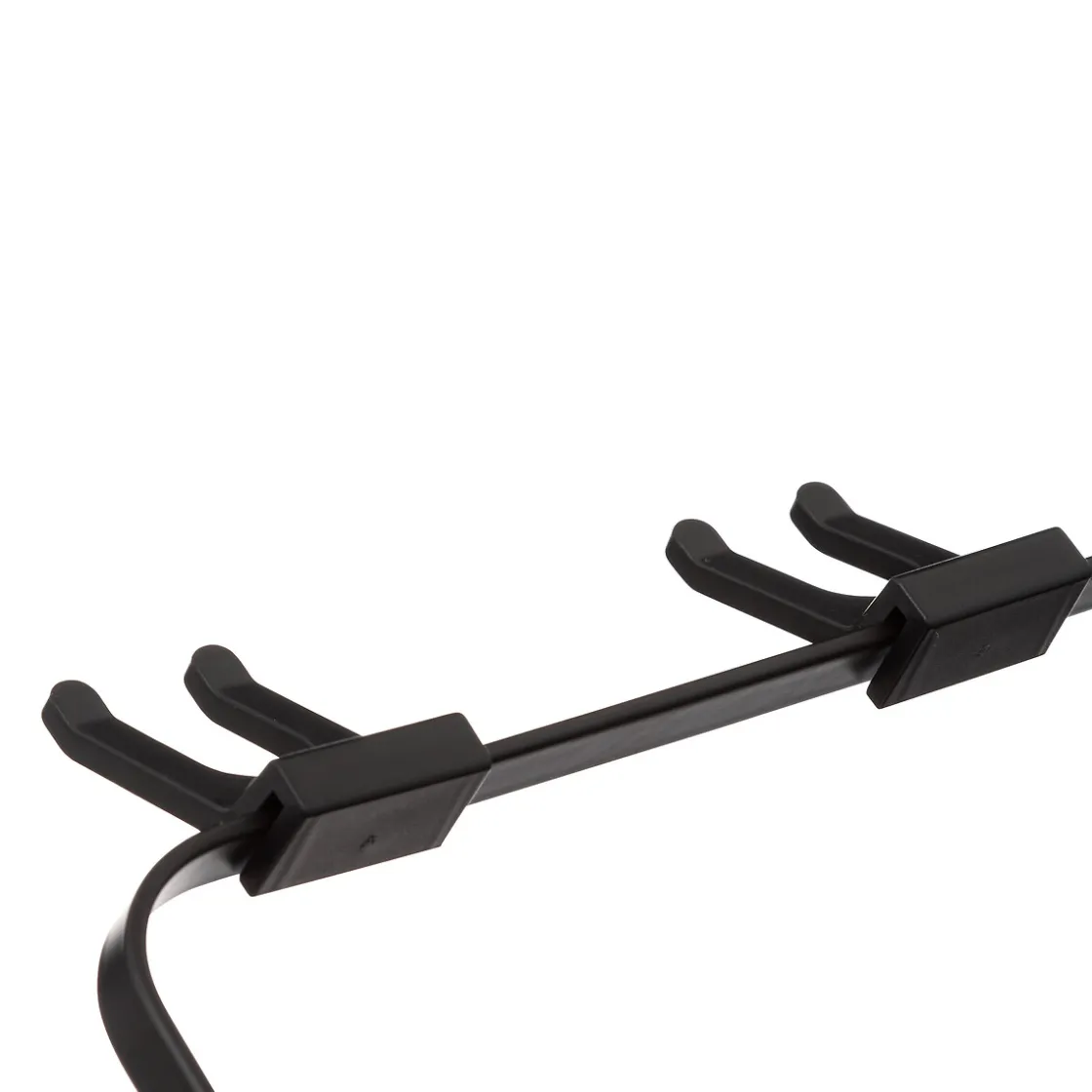 5five Égouttoir pliant 2 niveaux avec plateau, Noir