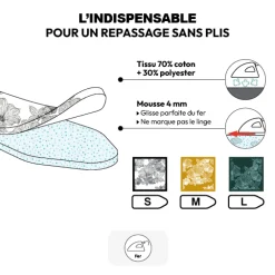 5five Housse à repasser 2 couches S, Blanc