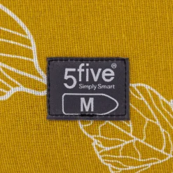 5five Housse à repasser 2 couches M, Jaune moutarde