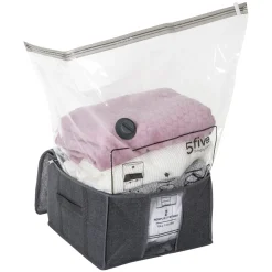 5five Housse rangement sous vide 40x40x25cm