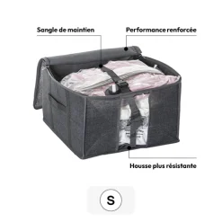 5five Housse rangement sous vide 40x40x25cm