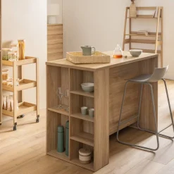 5five Ilot central, 2 portes, Beige