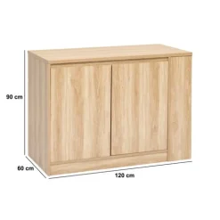 5five Ilot central, 2 portes, Beige