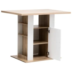 5five Ilot de cuisine, Effet bois naturel