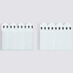 5five Lot de 8 bandes de fixation murales, 2kg max.