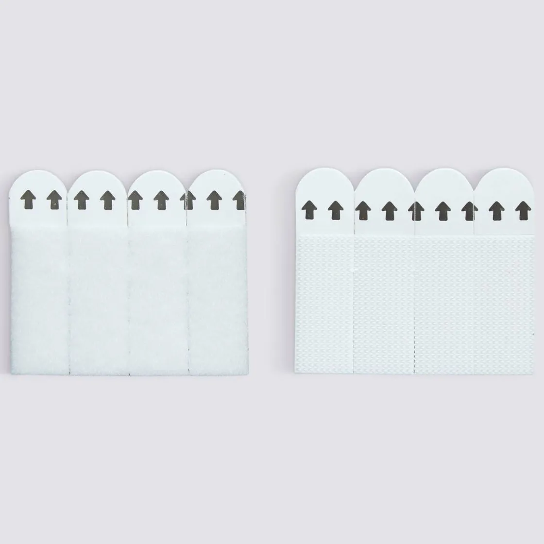 5five Lot de 8 bandes de fixation murales, 2kg max.