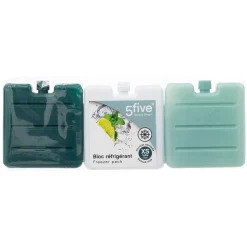 5five Lot de 3 blocs réfrigérants, 100ml