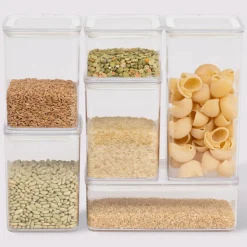 5five Lot de 6 bocaux de conservation hermétiques 0,5L à 1,5L