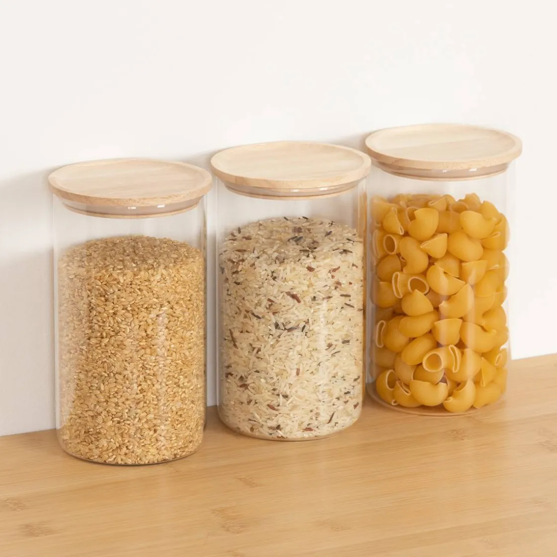 5five Lot de 3 bocaux, 1L