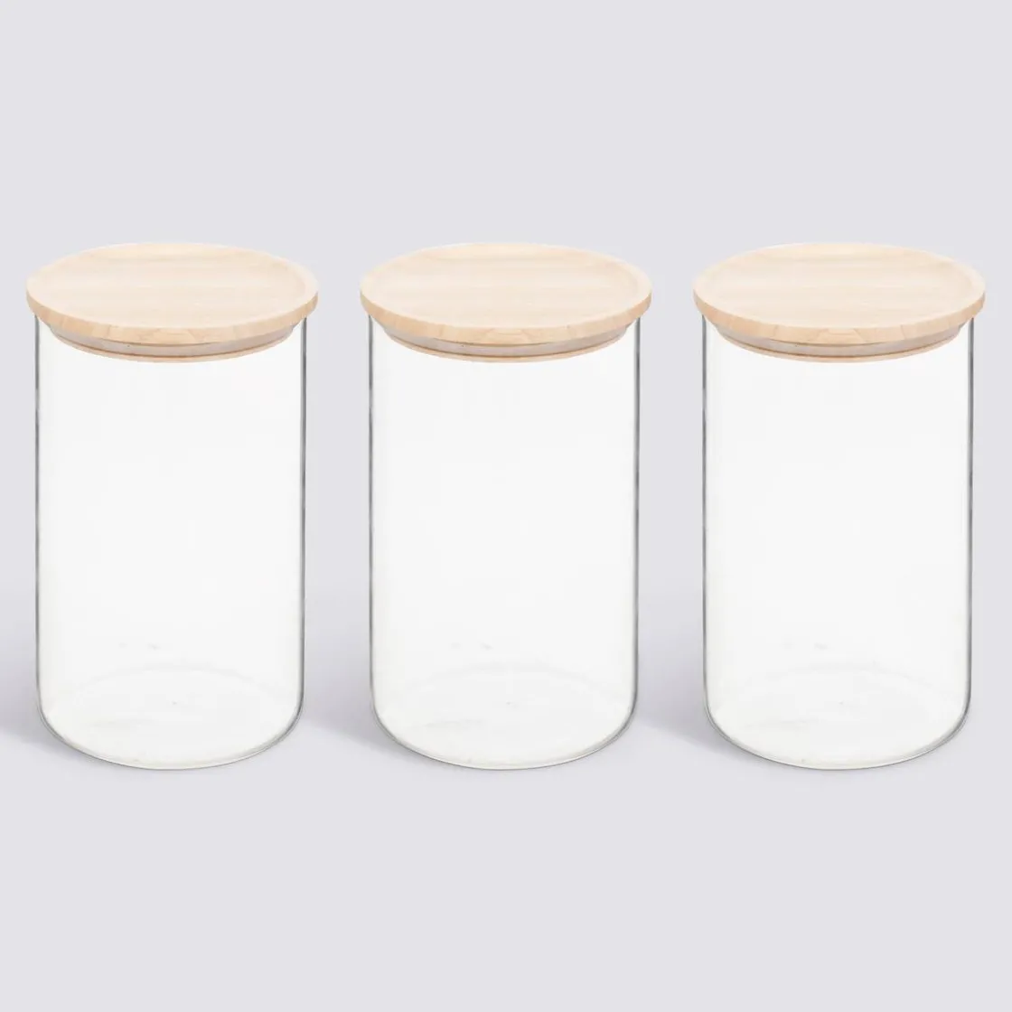 5five Lot de 3 bocaux, 1L