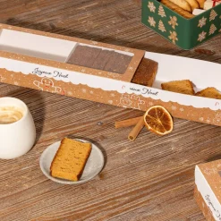 5five Lot de 2 boîtes à gâteaux, Beige