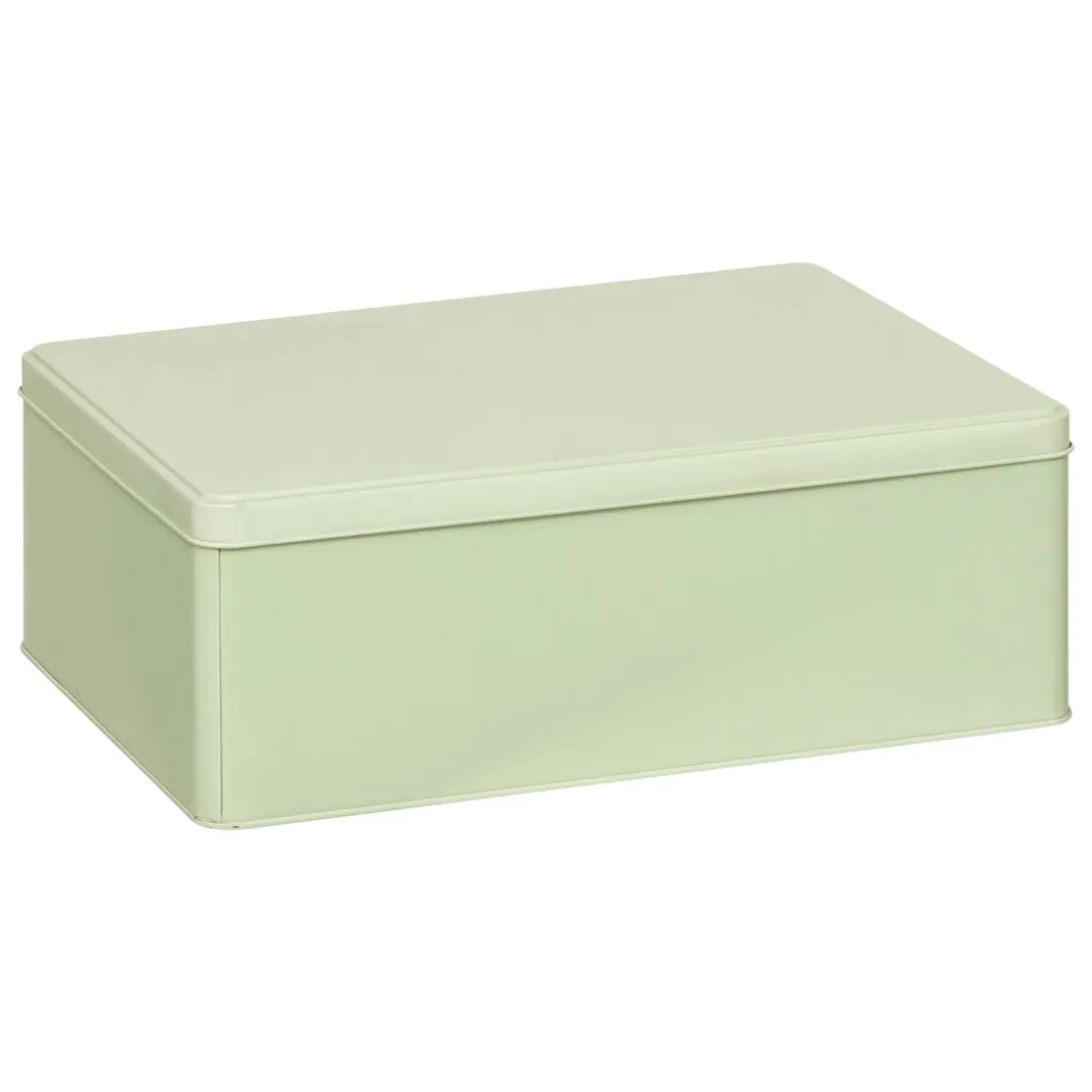 5five Lot de 3 boîtes de rangement, L.31/20,5 cm, Vert Clair