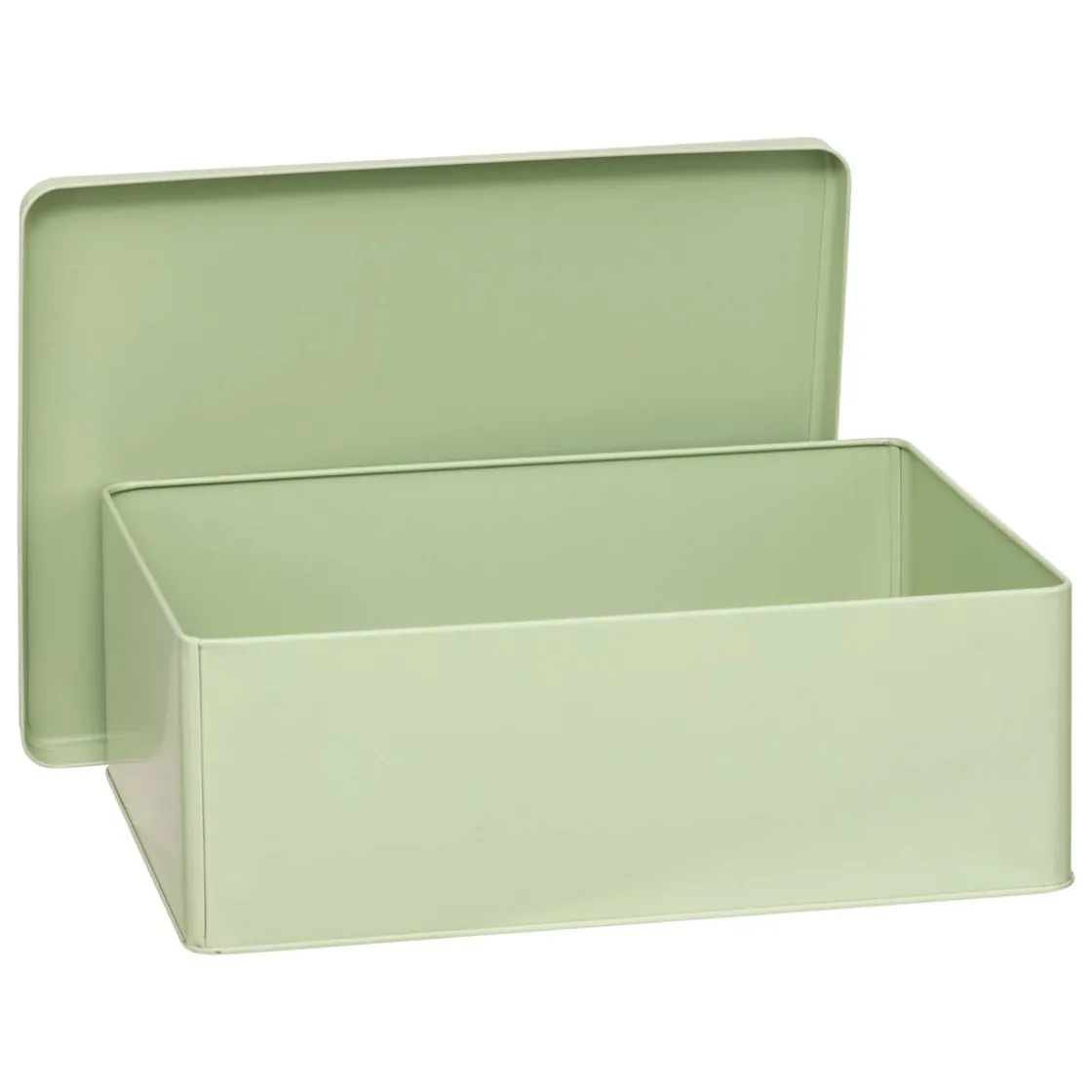 5five Lot de 3 boîtes de rangement, L.31/20,5 cm, Vert Clair