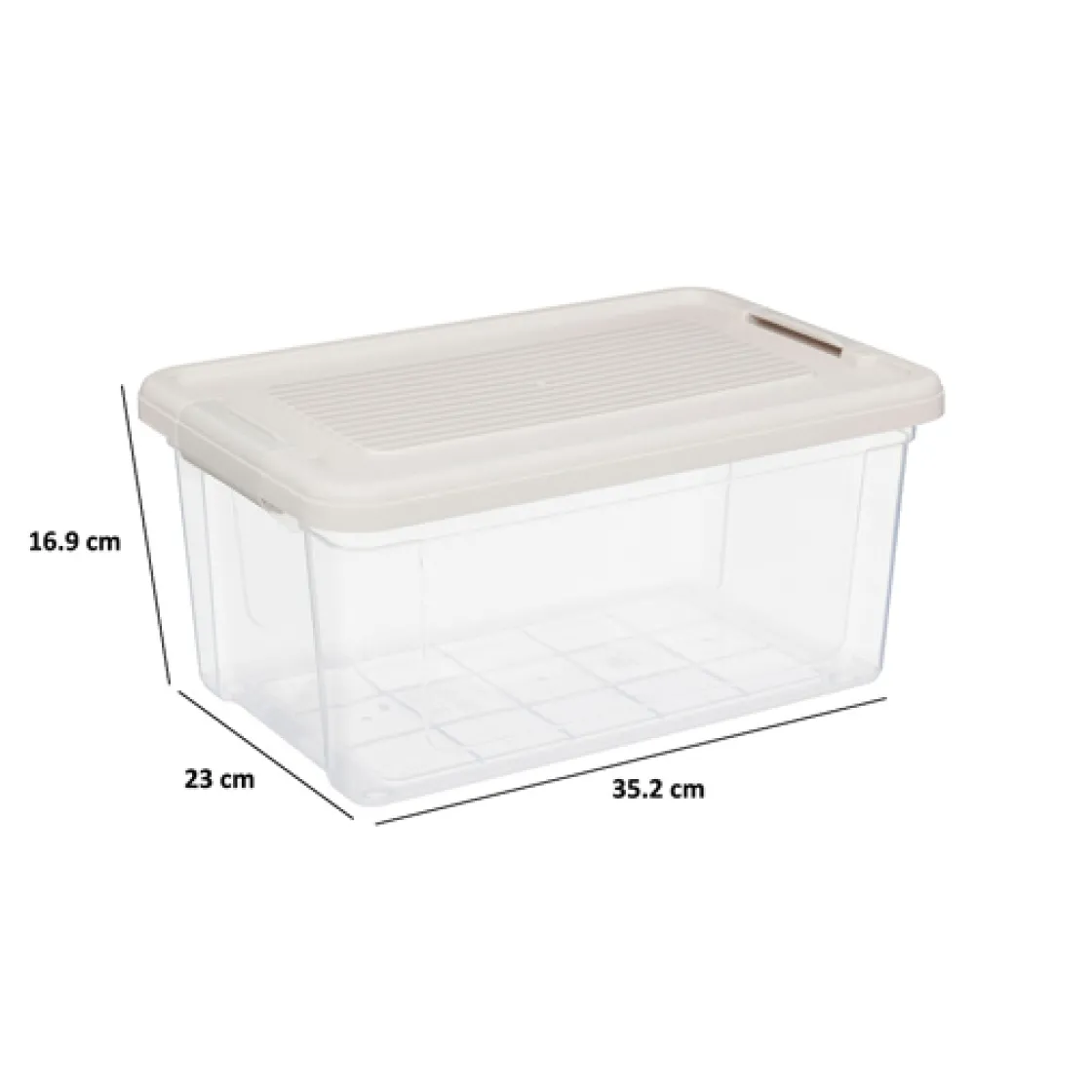 5five Lot de 3 boîtes de rangement 9L