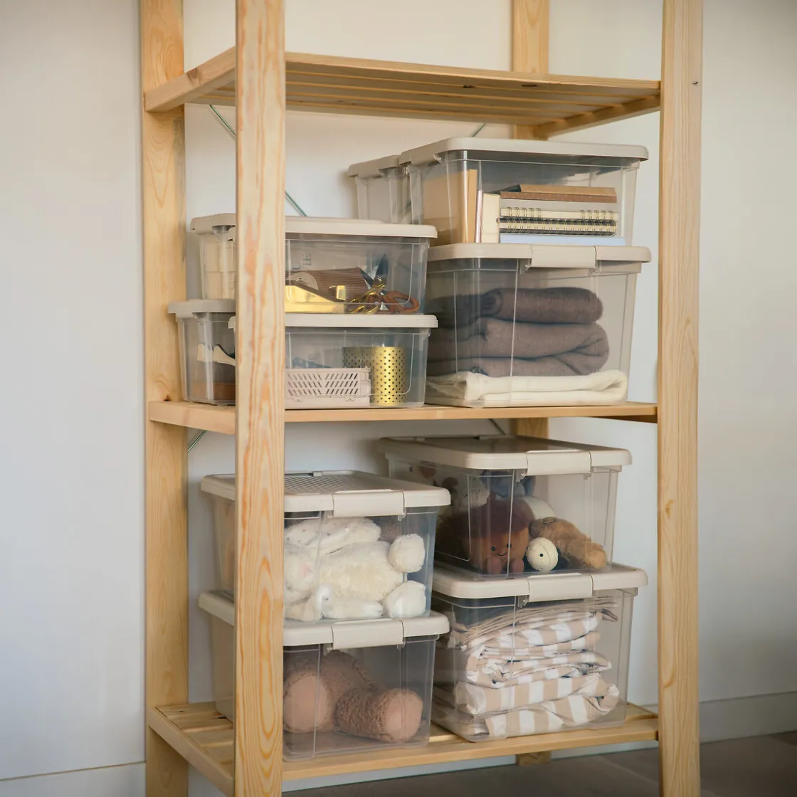 5five Lot de 2 boîtes de rangement 30L