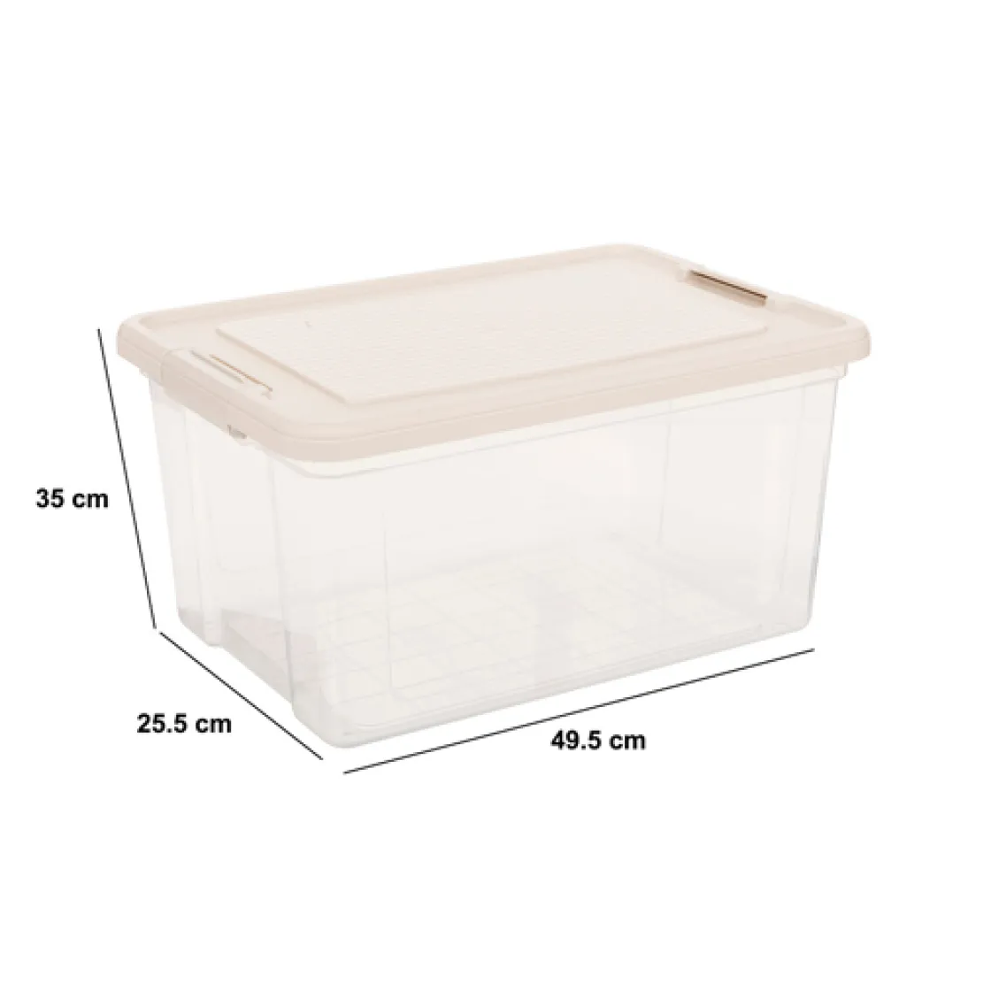5five Lot de 2 boîtes de rangement 30L