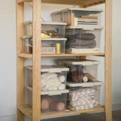 5five Lot de 2 boîtes de rangement 30L