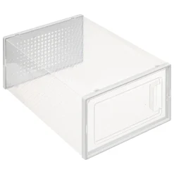 5five Lot de 4 boîtes range-chaussures plastique, M