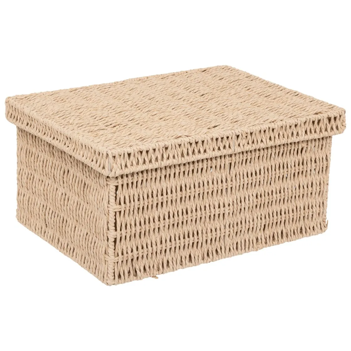 5five Lot de 2 boîtes range-documents, Papier tressé