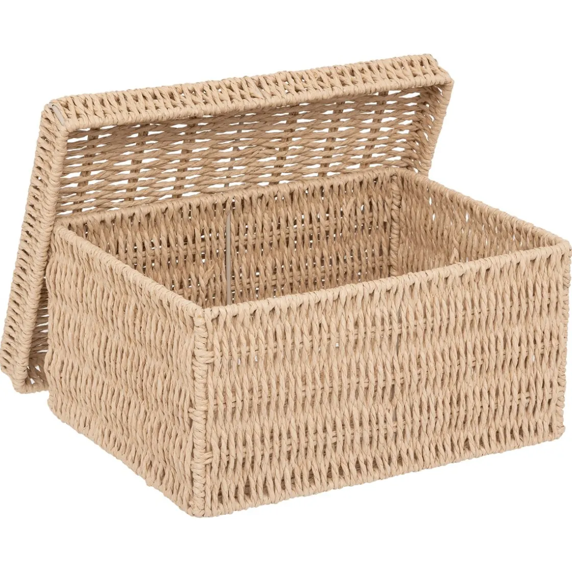 5five Lot de 2 boîtes range-documents, Papier tressé