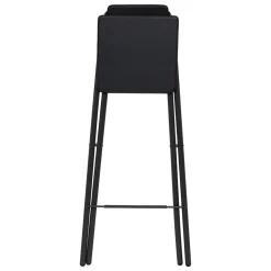 5five Lot de 2 chaises de bar pliantes, Noir