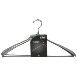 5five Lot de 2 cintres en métal