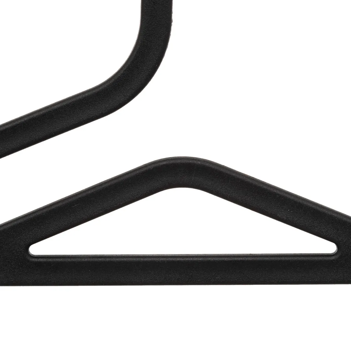 5five Lot de 5 cintres fins antidérapants, Noir