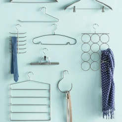 5five Lot de 5 cintres pantalons en métal